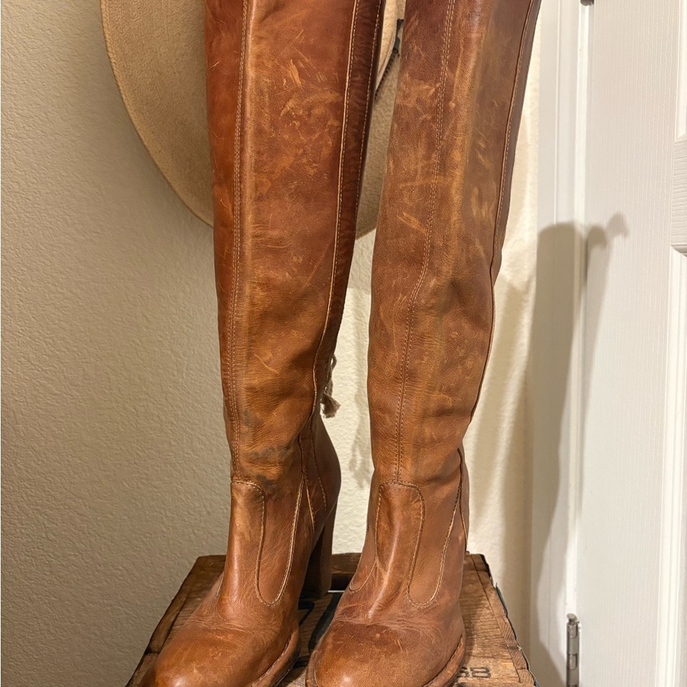 Frye Women's Brown Heeled Boots